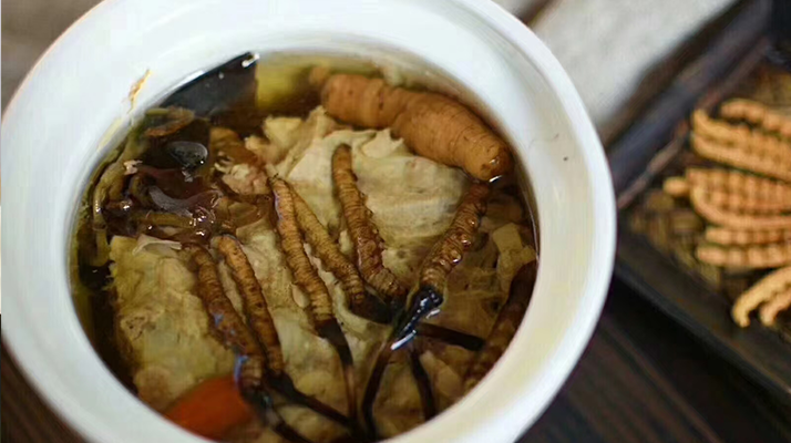 冬蟲(chóng)夏草煲水喝 