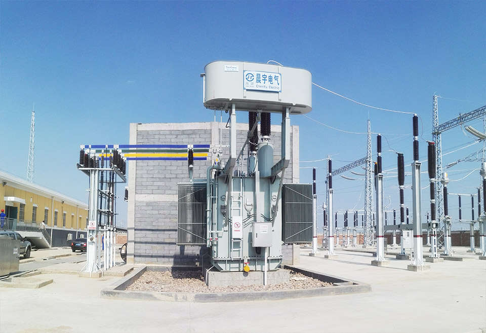 Chenyu Electrical´s traction transformers connected at the Jiqing High-Speed Railway site